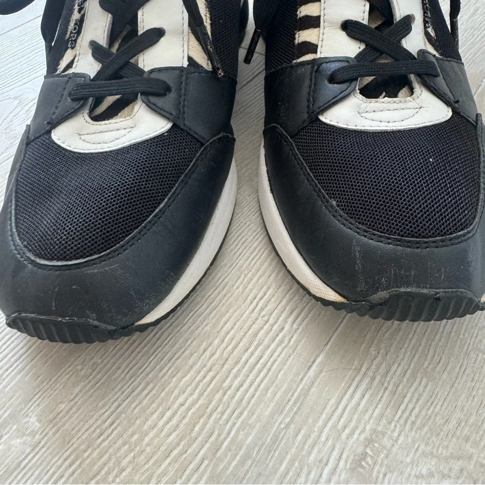 MICHAEL Michael Kors Georgie Zebra Print Calf Hair Men's Sneakers